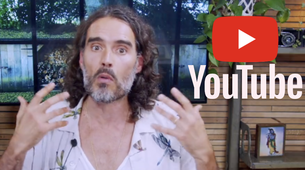 Russell Brand being demonetized on YouTube